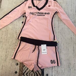 Pink Women's Athletic Shorts